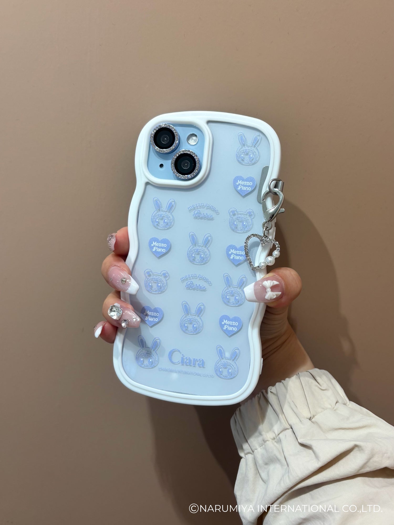 メゾピアノウェーブフレーム クリアケースカスタム