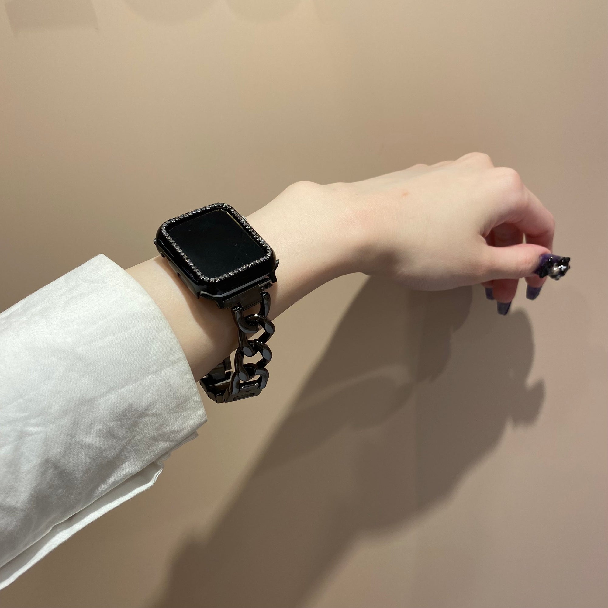 ブラックアップルウォッチカスタム