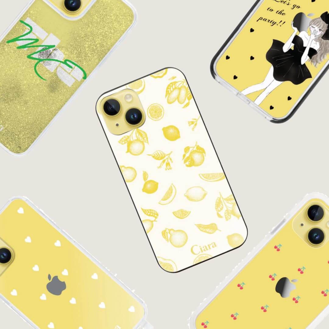 iPhone14Plusのイエローに合うスマホケースは10選！ケースの選び方とアレンジアイテムを紹介