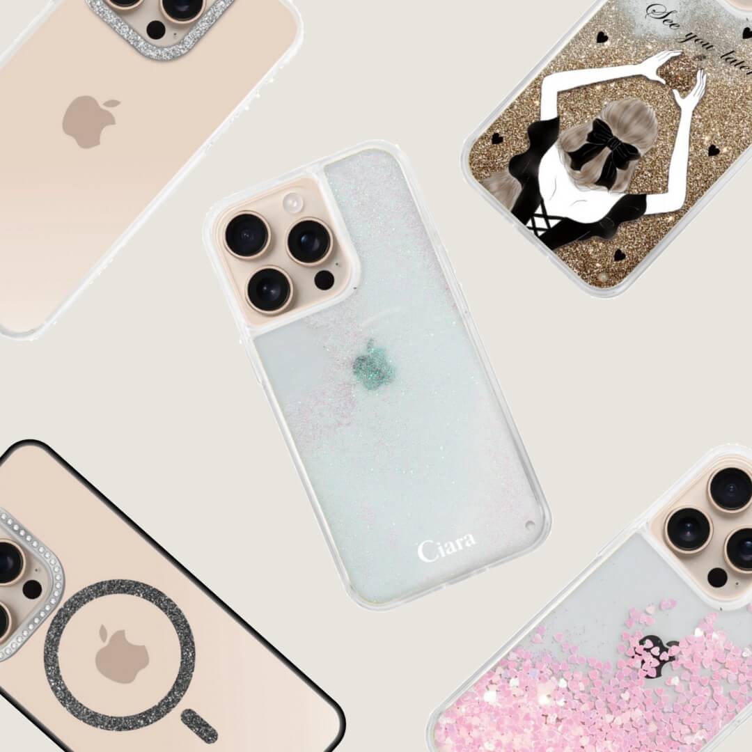 iPhone16Proの透明クリアケースはラメで目立たせよう！おすすめケースとアレンジを紹介