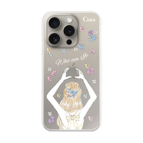 iPhone15Pro ハイブリッド クリアケース バックショット イエロー
