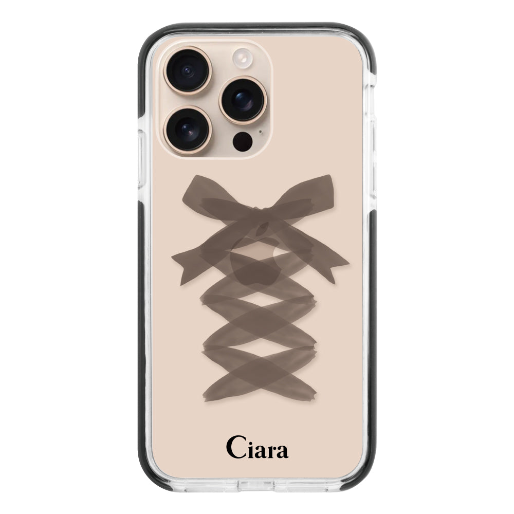 iPhoneケース】 クッションバンパー LACE UP RIBBON(レースアップリボン) | スマホケース/アクセサリーCiara(シアラ)