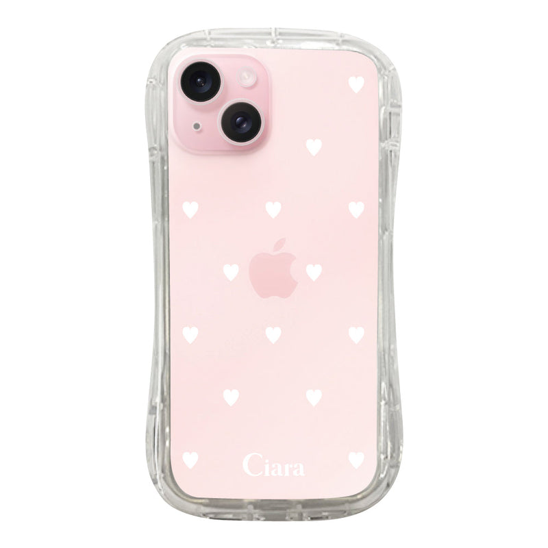 iPhoneケース TPUグリップ クリアケース スウィートハート