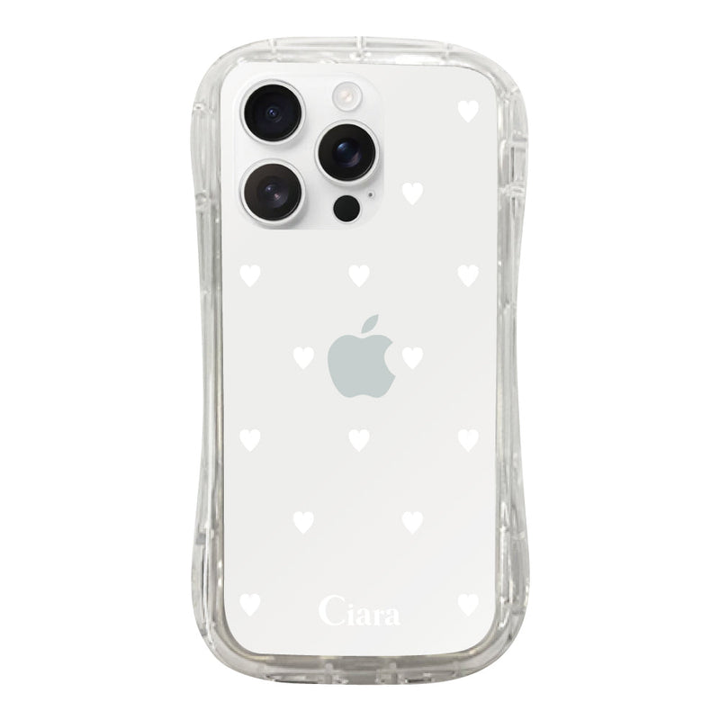 iPhoneケース TPUグリップ クリアケース スウィートハート