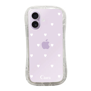 iPhoneケース TPUグリップ クリアケース スウィートハート