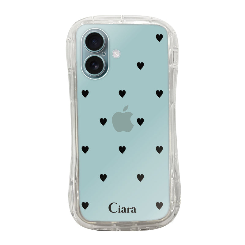 iPhoneケース TPUグリップ クリアケース スウィートハート