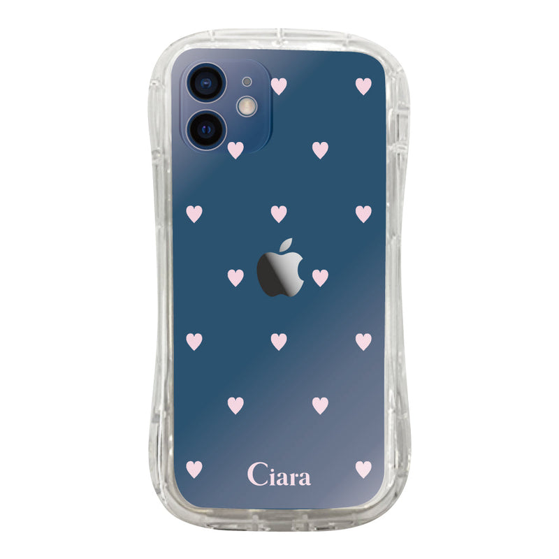iPhoneケース TPUグリップ クリアケース スウィートハート