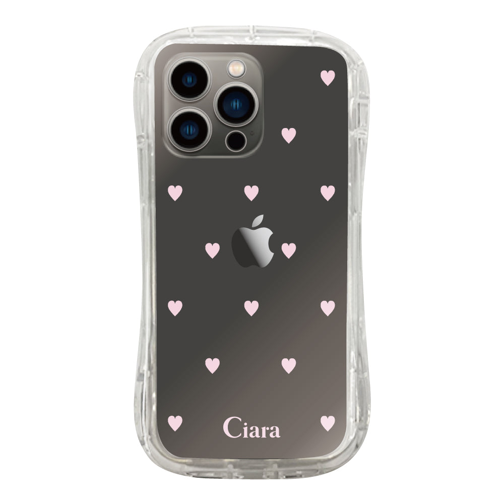 iPhoneケース TPUグリップ クリアケース スウィートハート