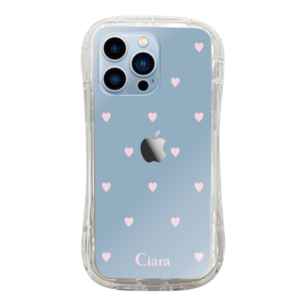 iPhoneケース TPUグリップ クリアケース スウィートハート