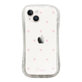 iPhoneケース TPUグリップ クリアケース スウィートハート