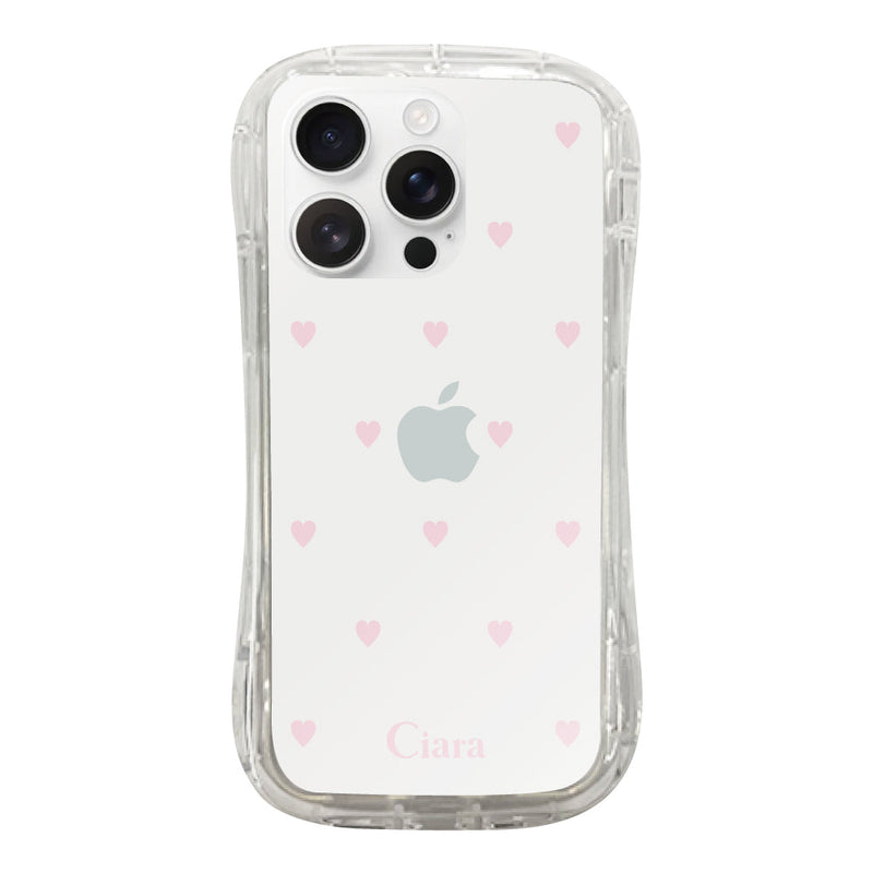 iPhoneケース TPUグリップ クリアケース スウィートハート