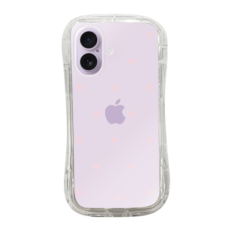 iPhoneケース TPUグリップ クリアケース スウィートハート