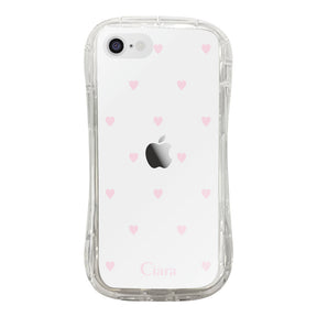 iPhoneケース TPUグリップ クリアケース スウィートハート