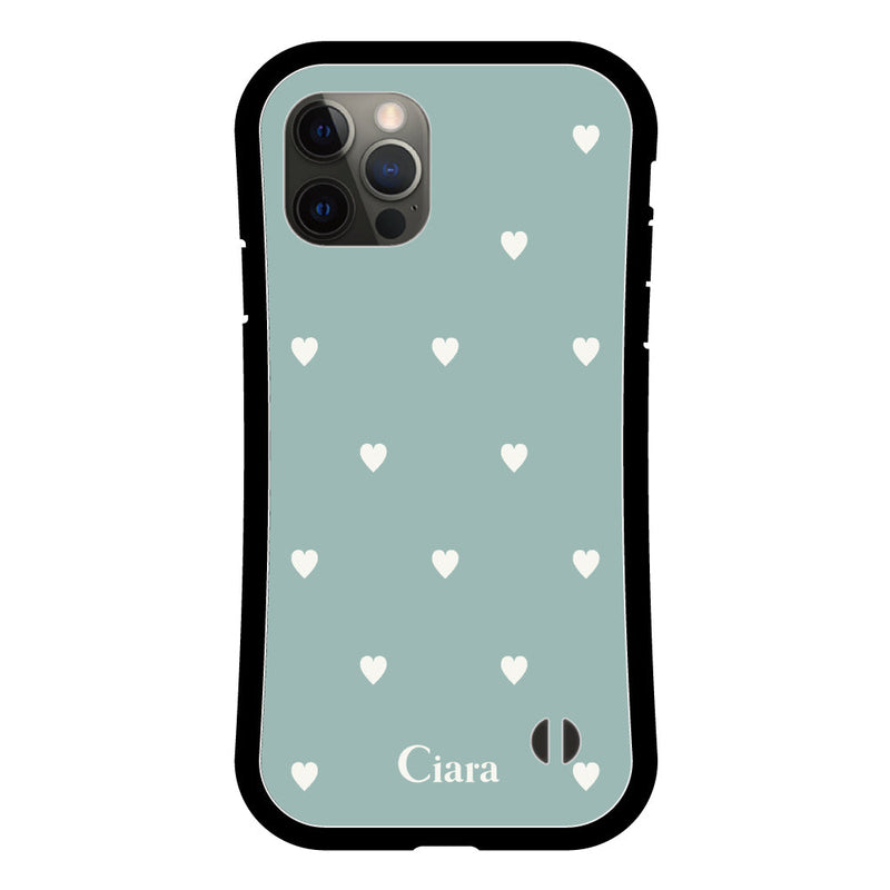iPhoneケース グリップ 耐衝撃ケース スウィートハート