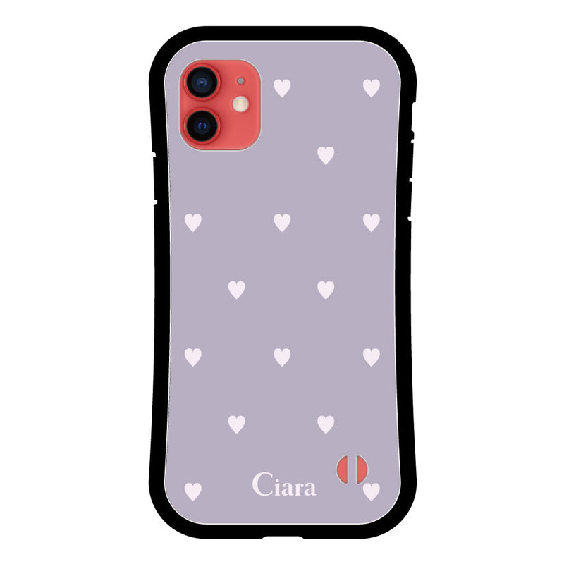 iPhoneケース グリップ 耐衝撃ケース スウィートハート