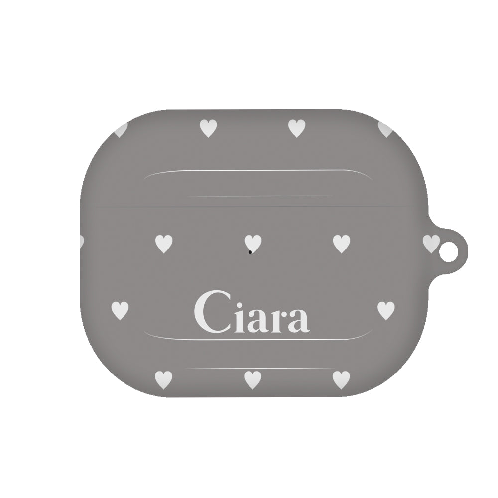 Airpods(第3世代)ケース ハード スウィートハート チャコール