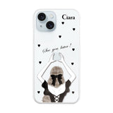 iPhone15Plus ハイブリッド クリアケース ブラックバックショット クリア