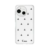 AQUOSsense9 クリアケース タイニーチェリー ブラック
