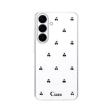 GalaxyS26 クリアケース タイニーチェリー ブラック