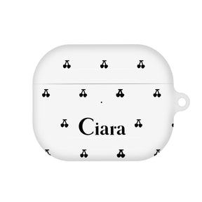Airpods(第3世代)ケース ハード タイニーチェリー ブラック