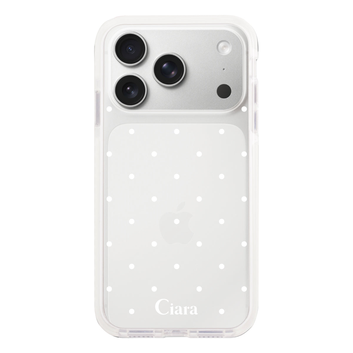 iPhoneケース】 クッションバンパー SWEET DOT(スウィートドット