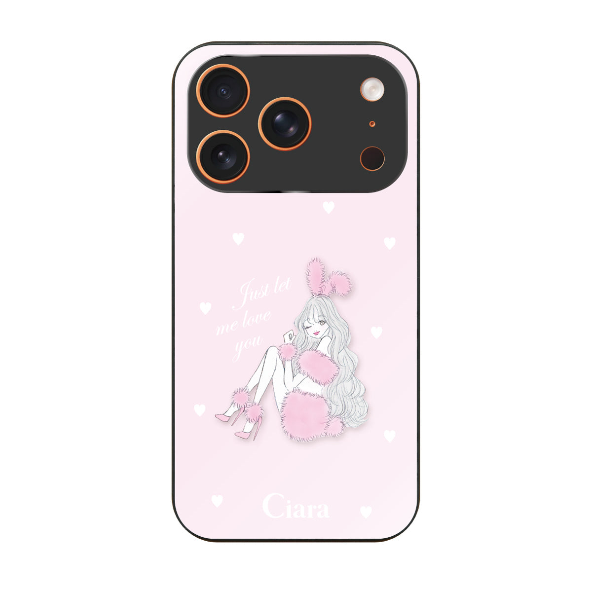 iPhoneケース】 ガラス PINK BUNNY(ピンクバニー) | スマホケース