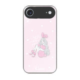 iPhoneAir ガラス 強化ガラスケース ピンクバニー ピンク