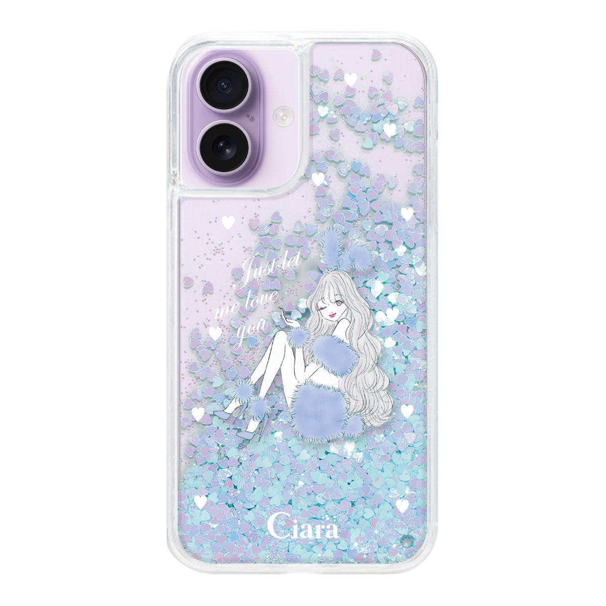 ワイヤレス充電器】 モバイルバッテリー BLUE BUNNY(ブルーバニー
