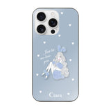 iPhone16ProMax ガラス 強化ガラスケース ブルーバニー ブルー