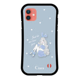 iPhoneXR グリップ 耐衝撃ケース ブルーバニー ブルー