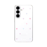 GalaxyS26 クリアケース パステルハート パステル