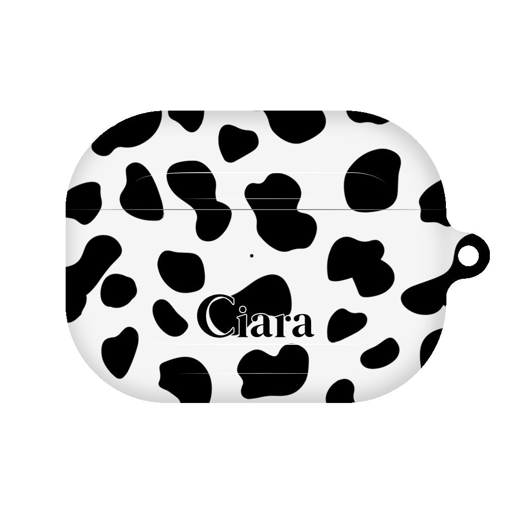 AirpodsProケース ハード ダルメシアン ホワイト