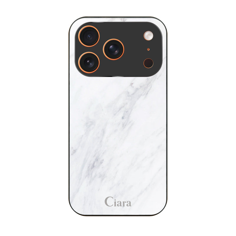 iPhoneケース ガラス 強化ガラスケース マーブル