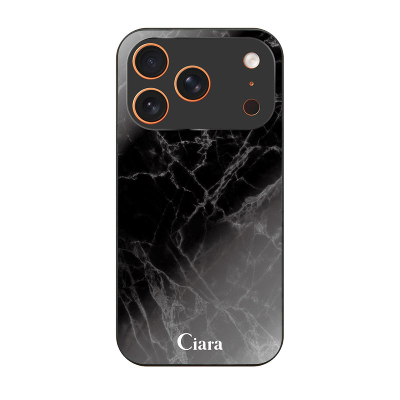 iPhoneケース ガラス 強化ガラスケース マーブル