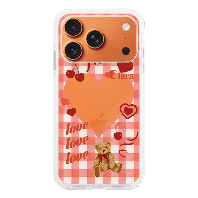 iPhoneケース クッションバンパー 耐衝撃クリアケース マイスウィーティー