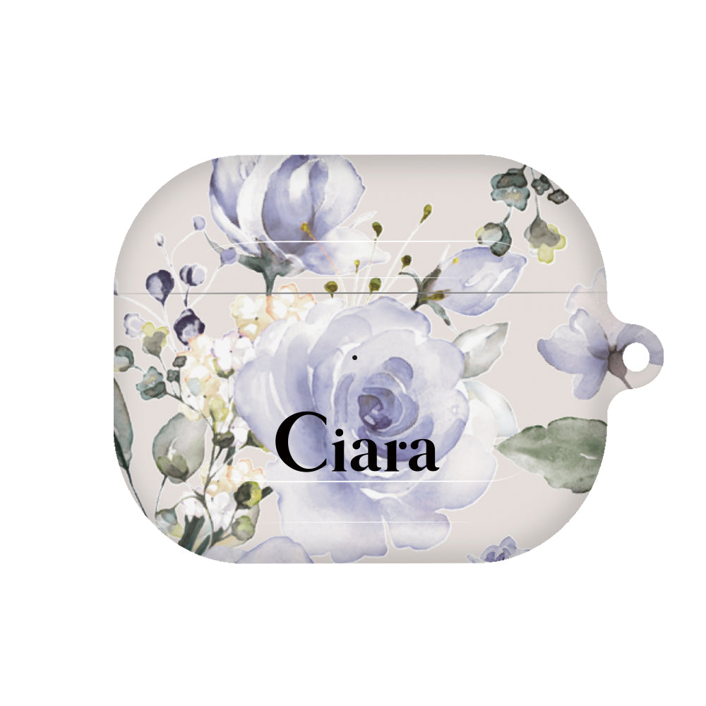 Airpods(第3世代)ケース ハード スプリンクルフラワー ブラック