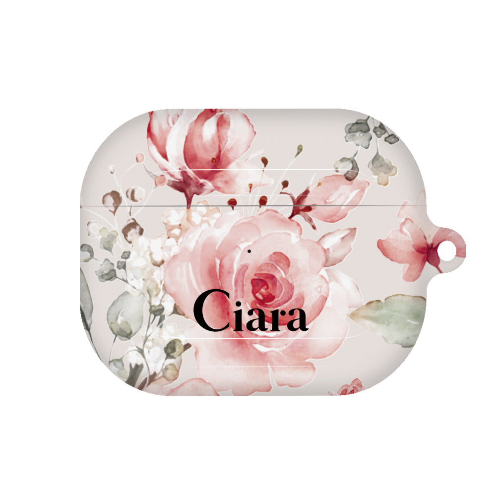 Airpods(第3世代)ケース ハード スプリンクルフラワー ピンク