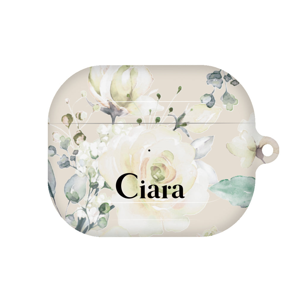 Airpods(第3世代)ケース ハード スプリンクルフラワー ブルー