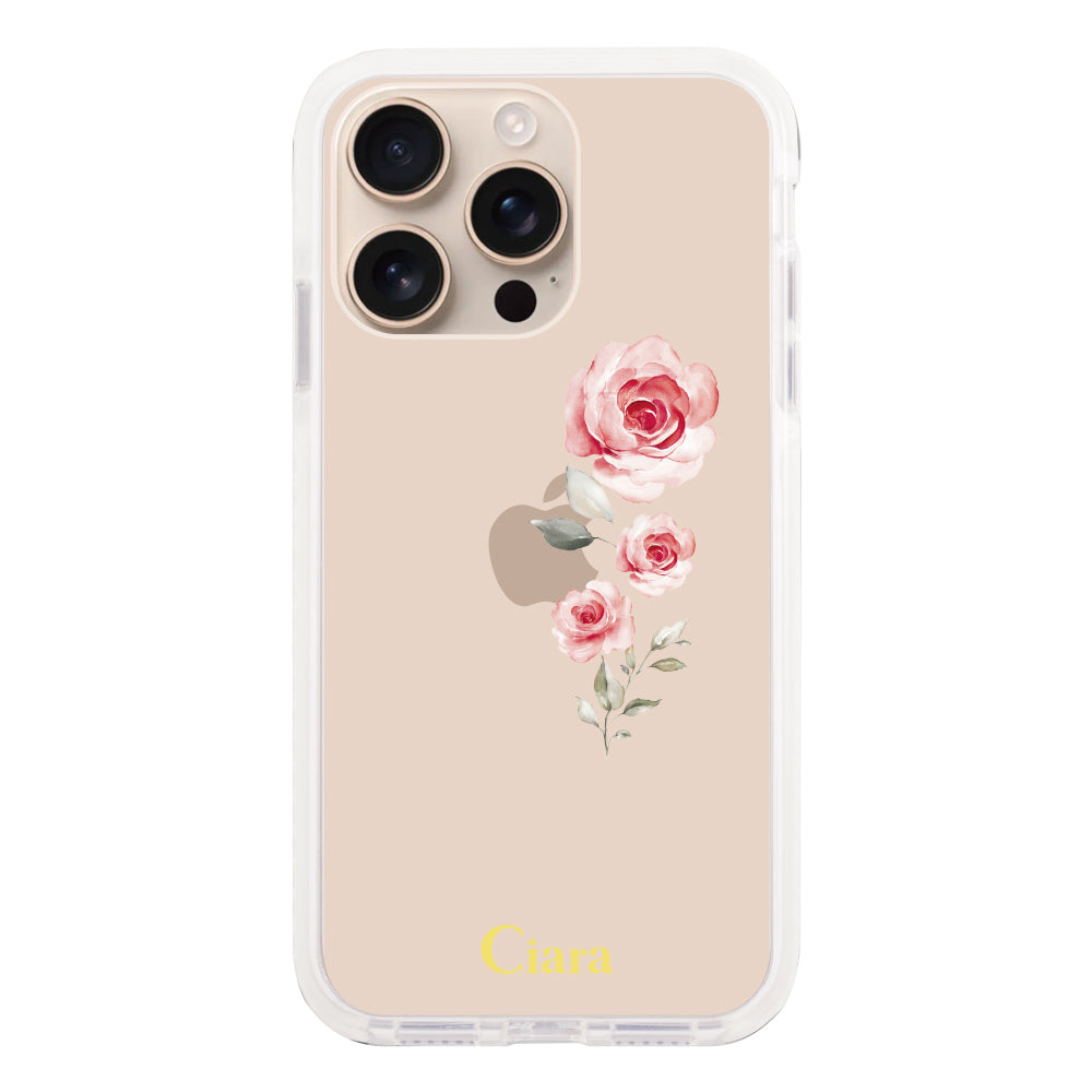 himawari☺️スマホケース、クッションカバー iPhoneケース】 クッションバンパー VERTICAL FLOWER(ヴァーティカル