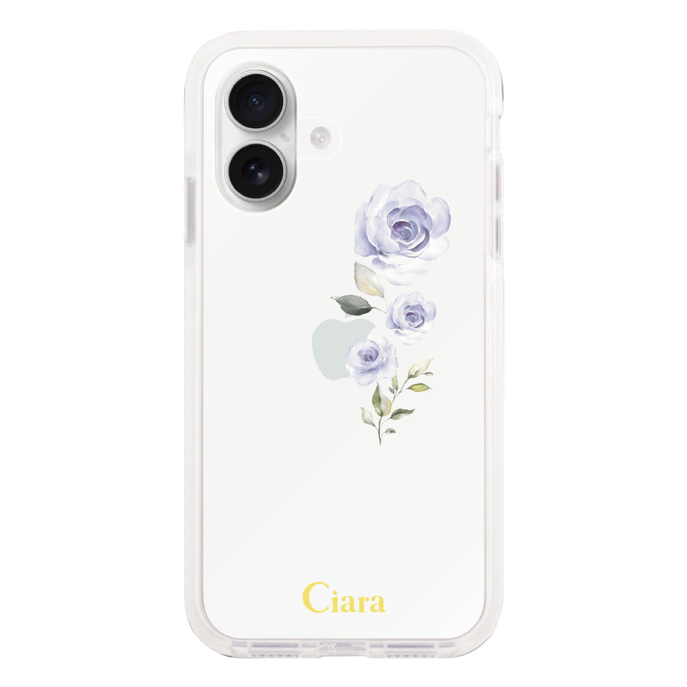 iPhoneケース】 クッションバンパー VERTICAL FLOWER(ヴァーティカル