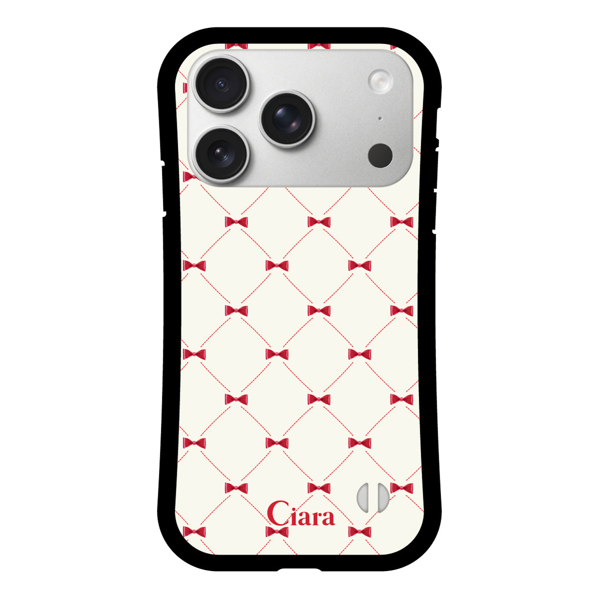 iPhoneケース】 グリップ QUILTING RIBBON(キルティングリボン