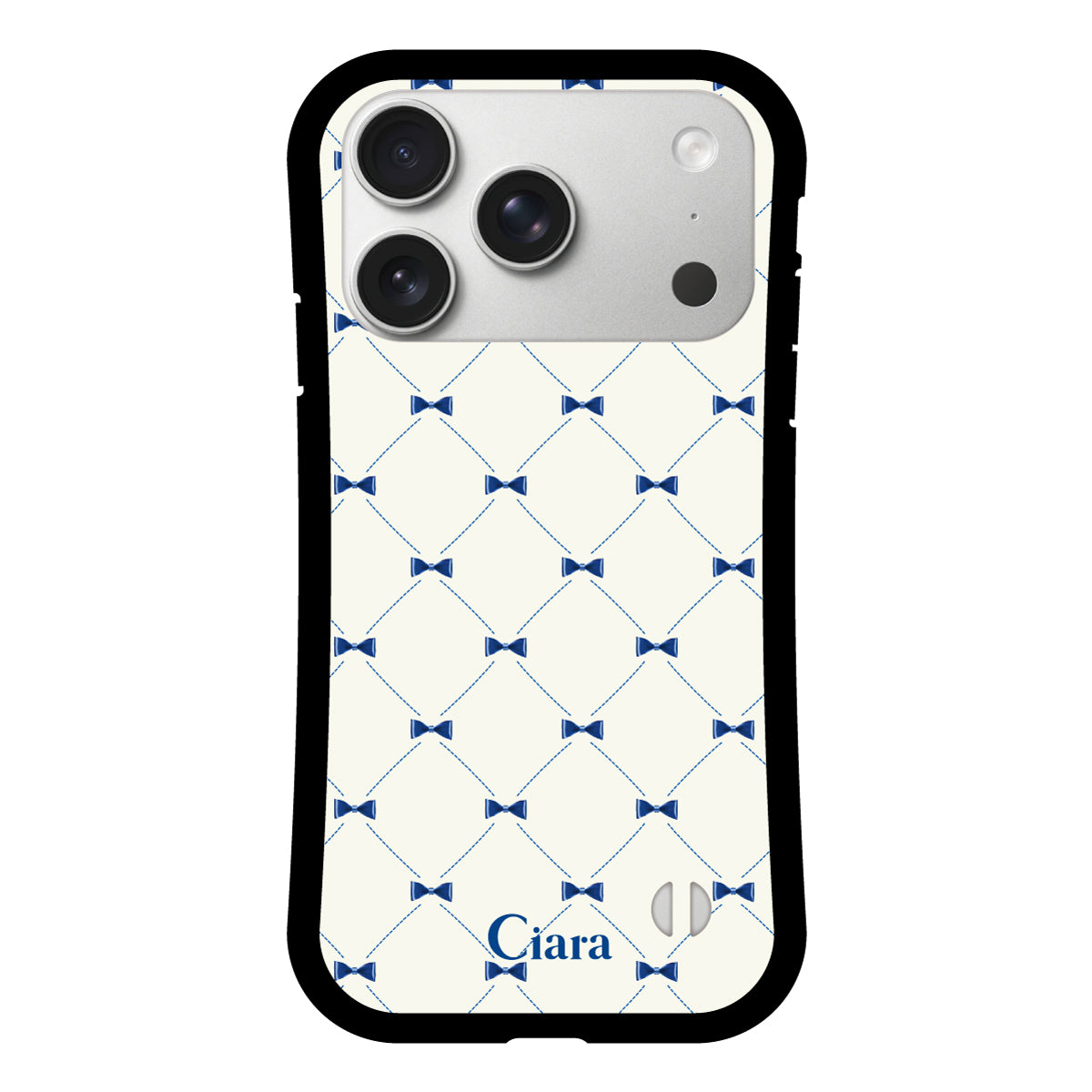iPhoneケース】 グリップ QUILTING RIBBON(キルティングリボン