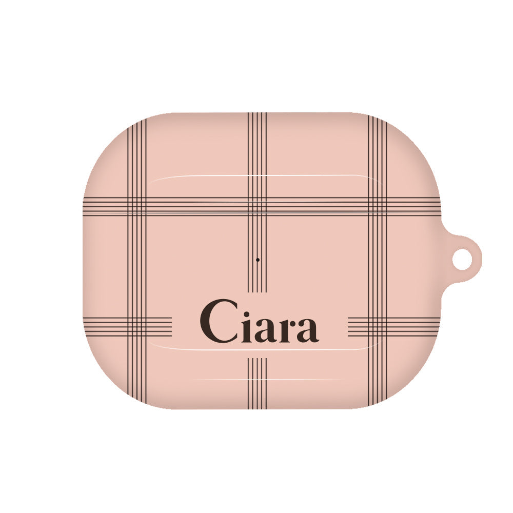 Airpods(第3世代)ケース ハード グラフチェック ママレード