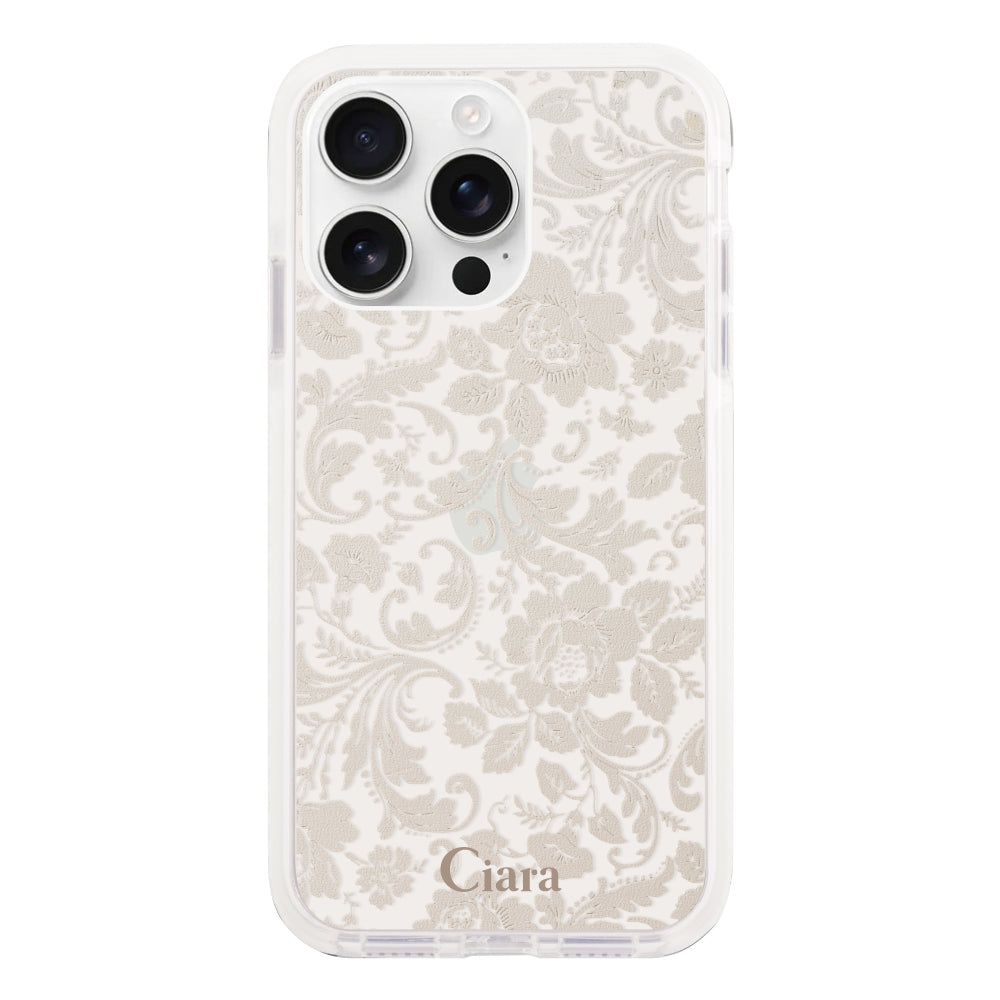 iPhoneケース】 クッションバンパー VINTAGE FLOWER(ヴィンテージ