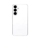 GalaxyS26 クリアケース ファブリックカラーレース ホワイト