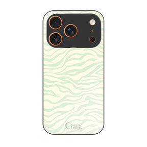 iPhone17ProMax ガラス 強化ガラスケース タイガー グリーン