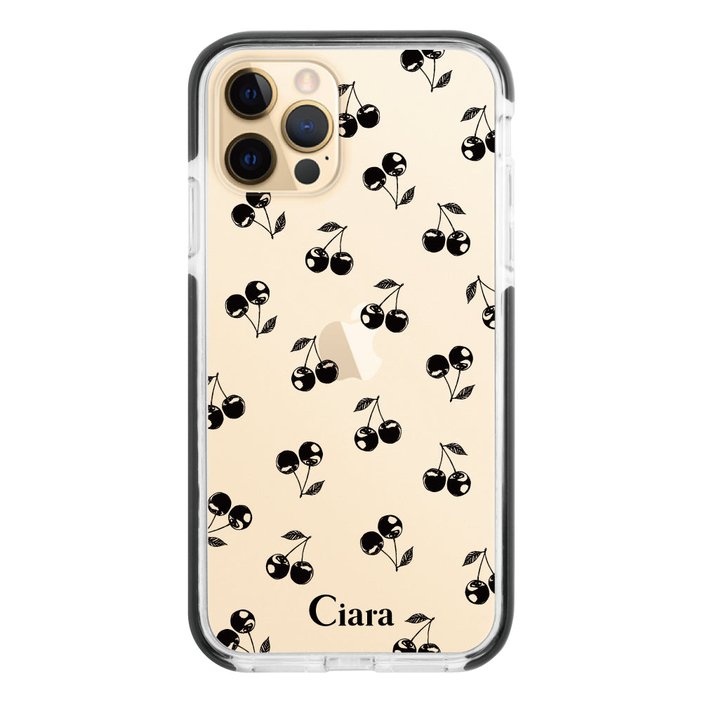 iPhoneケース】 クッションバンパー ROMANTIC CHERRY(ロマンティック