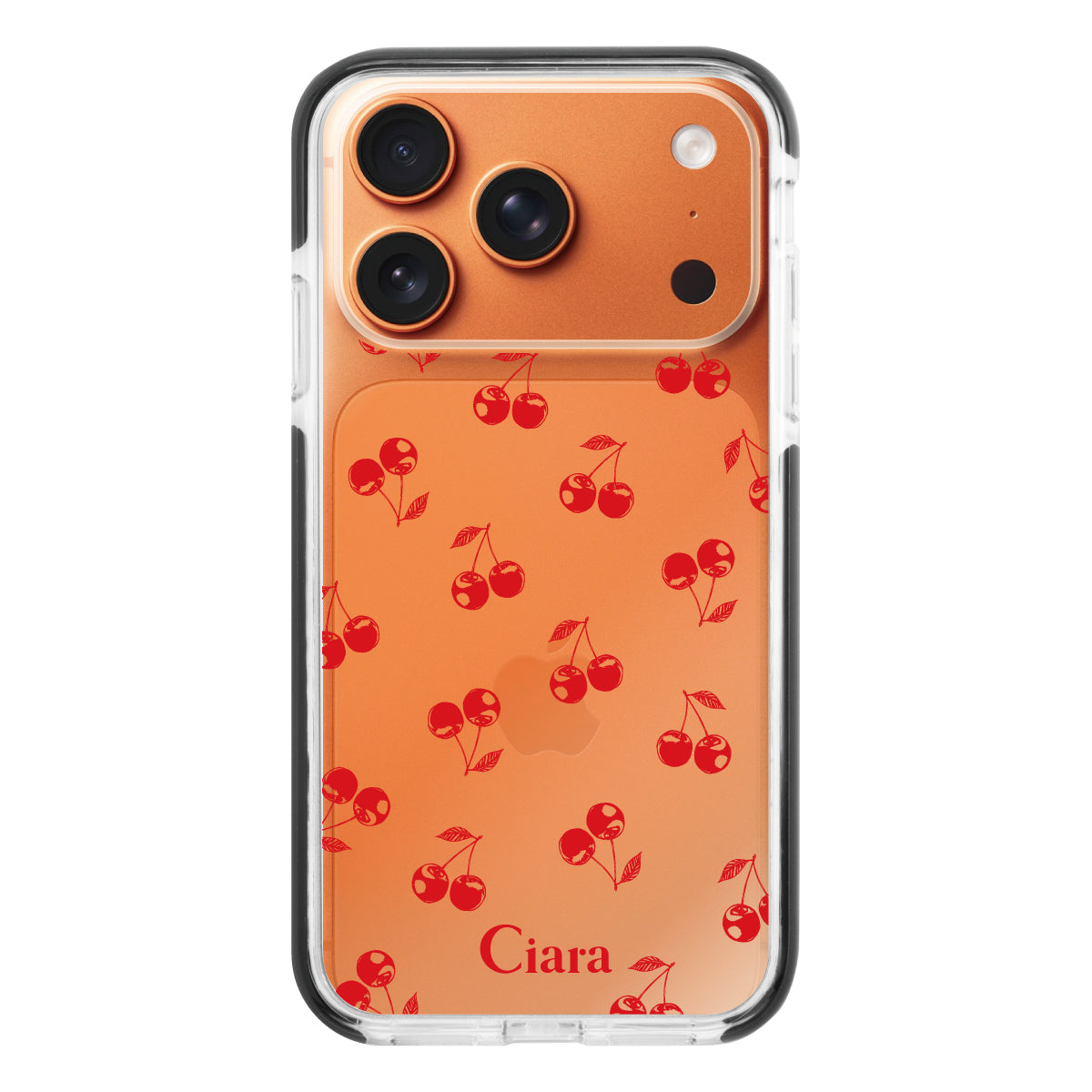 iPhoneケース】 クッションバンパー ROMANTIC CHERRY(ロマンティック 