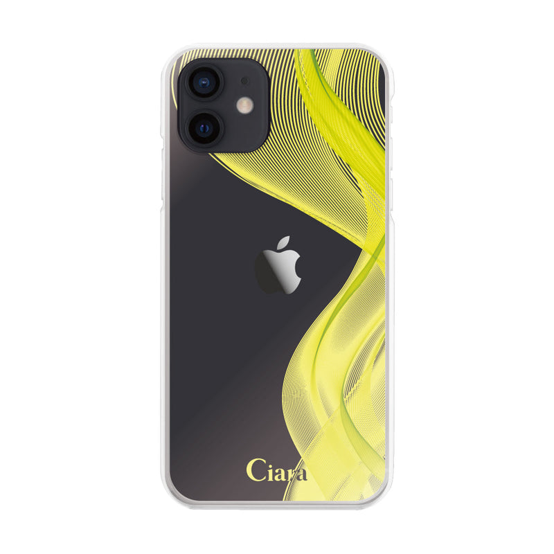 iPhoneケース ハイブリッド クリアケース シアーリボン