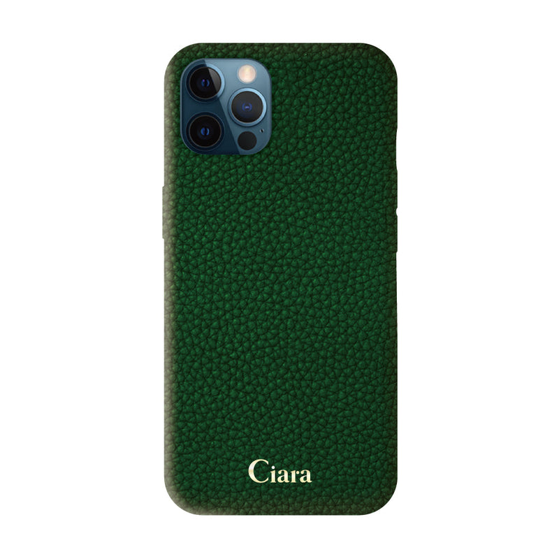 iPhoneケース シュリンクPU レザーケース ロゴ